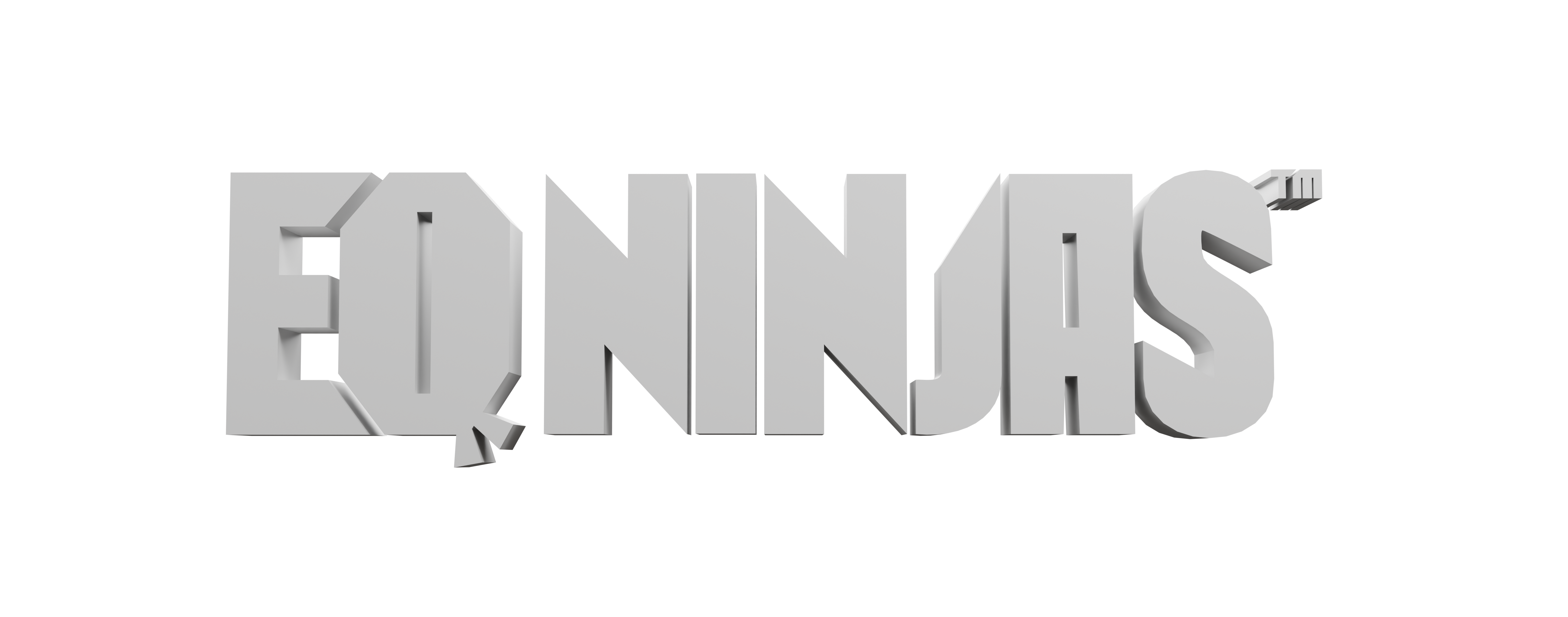 EQ Ninjas White Logo