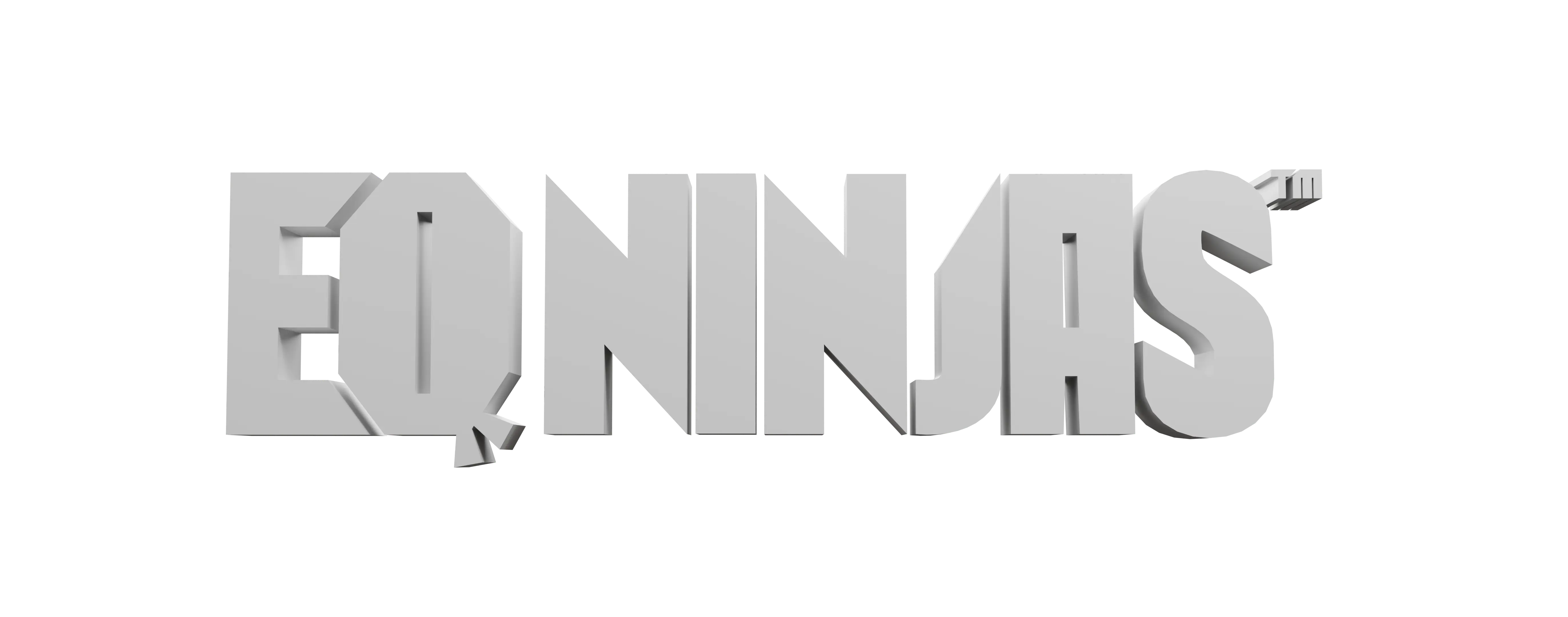 EQ Ninjas White Logo